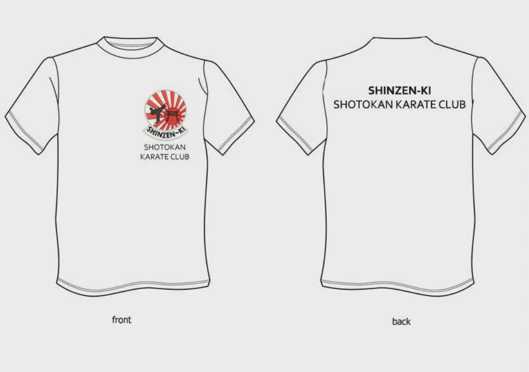Shinzen-ki Shotokan Karate Club T-shirt mockup